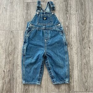 Oshkosh Baby Kids Blue Denim Overalls 18 month
